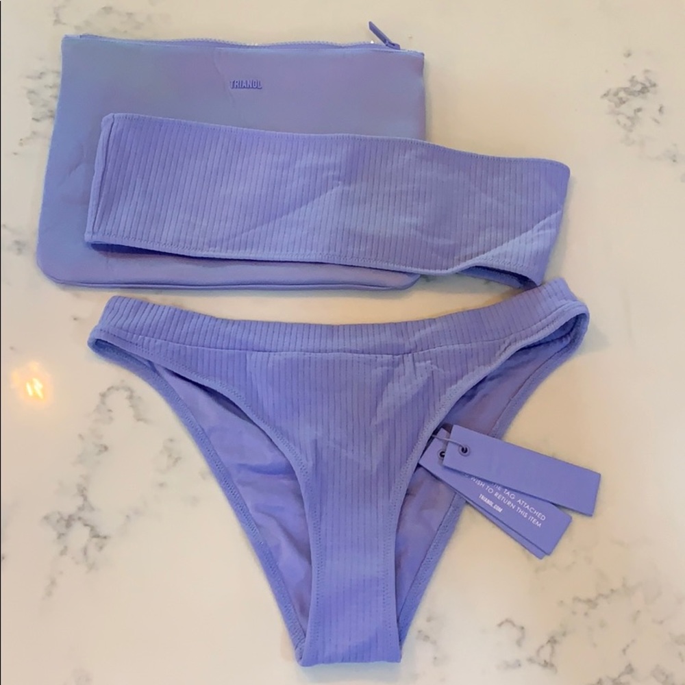 Blue Triangle bathing suit